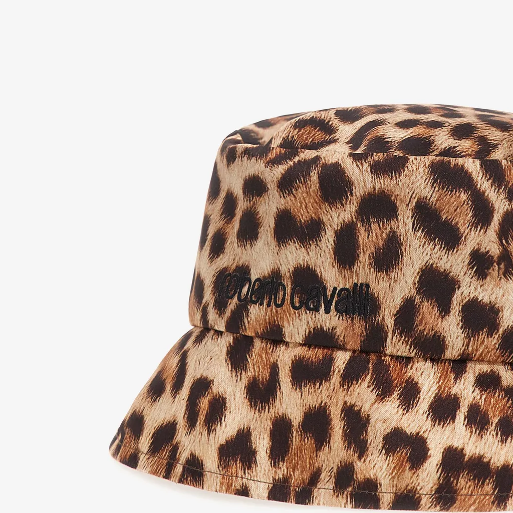 Roberto Cavalli Logo Embroidered Bucket Cap