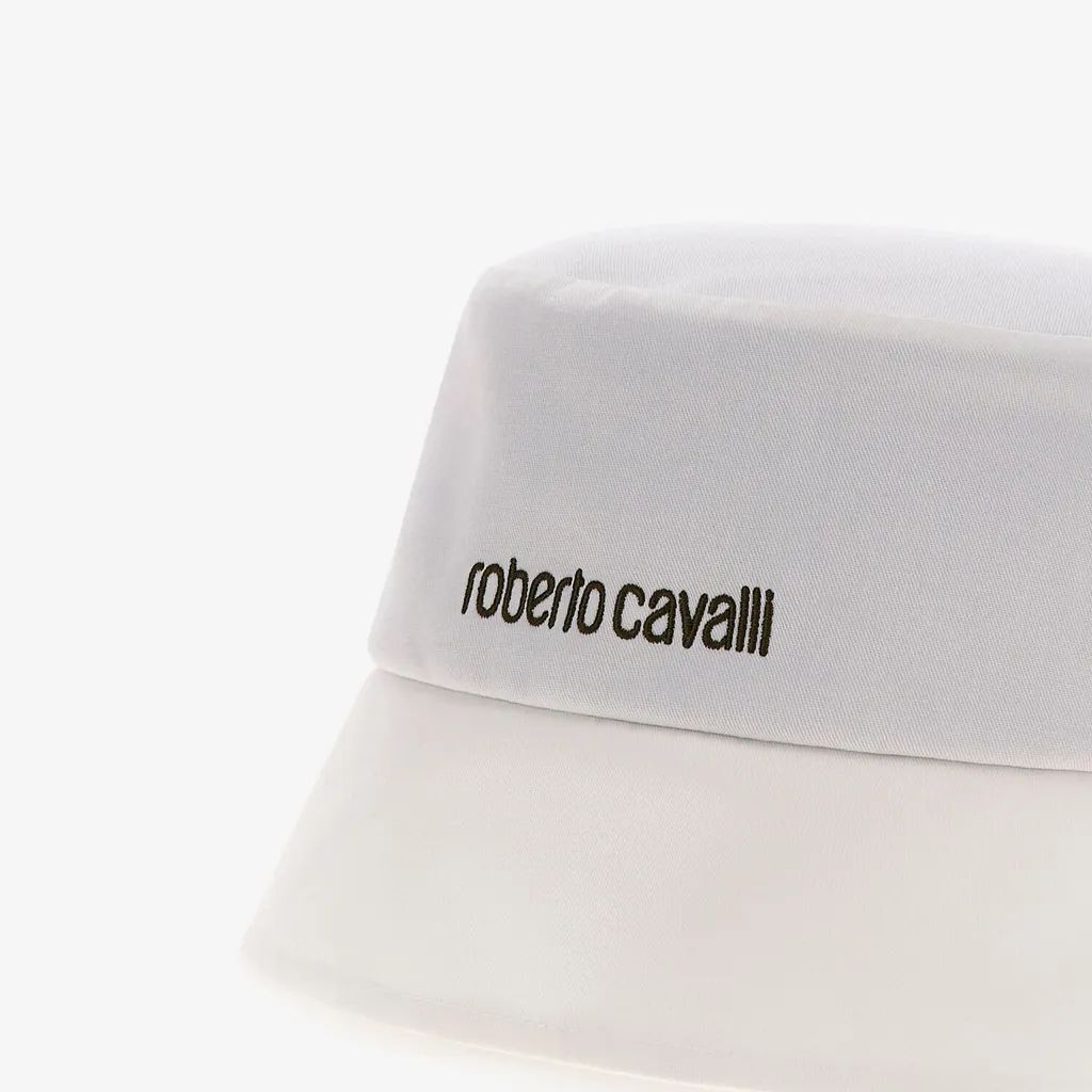 Roberto Cavalli Logo Embroidered Bucket Hat