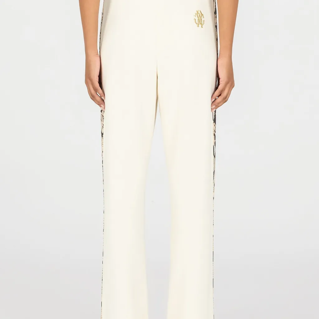 Roberto Cavalli Printed Bands Trousers