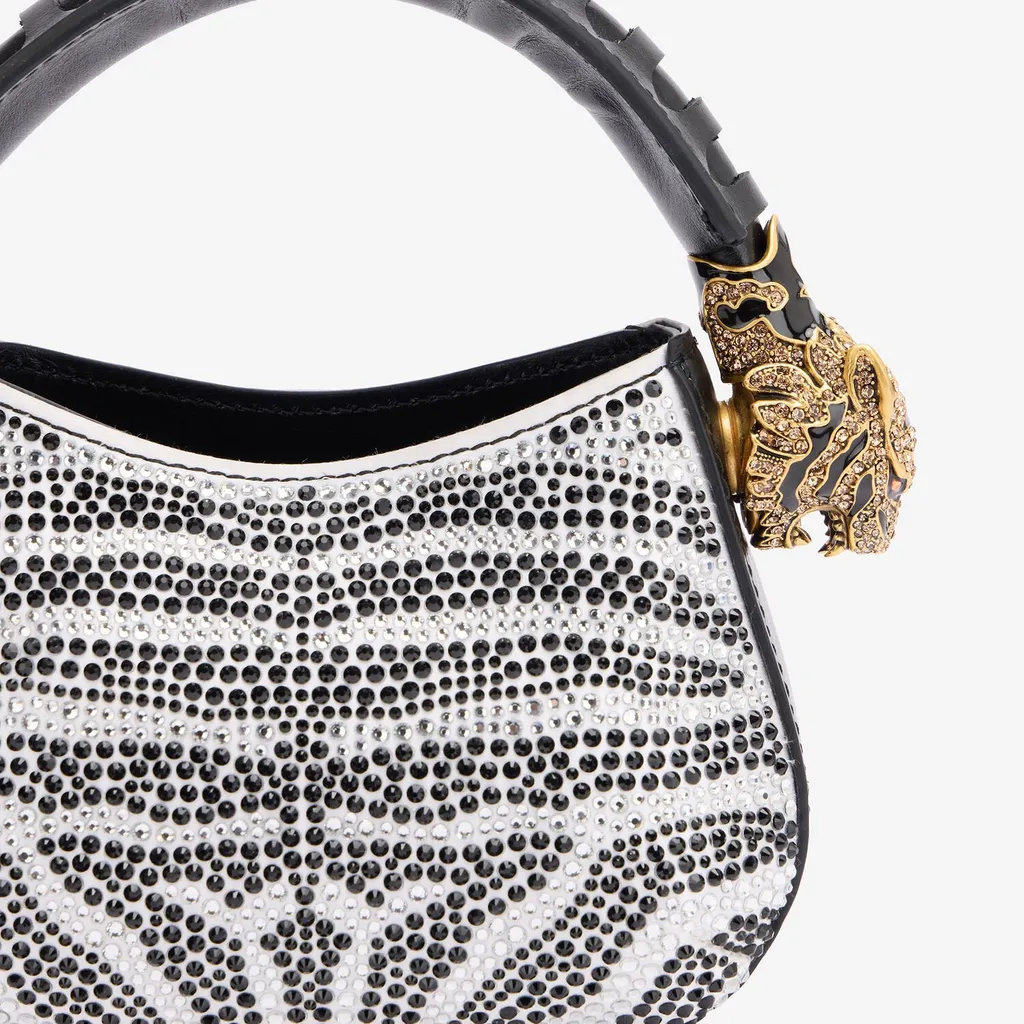 Roberto Cavalli Zebra Pattern Mini Roar Bag