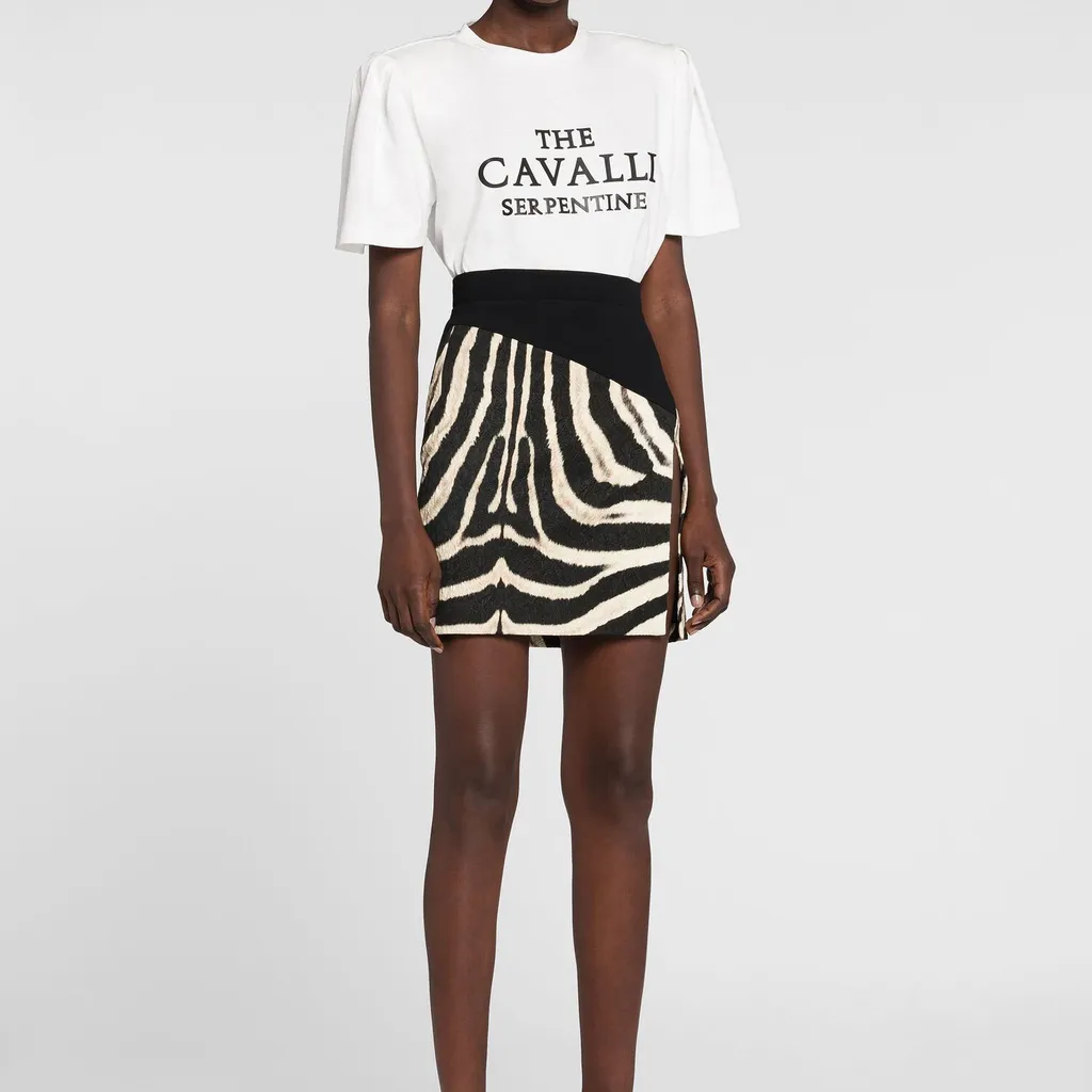 Roberto Cavalli Logo Print T-Shirt