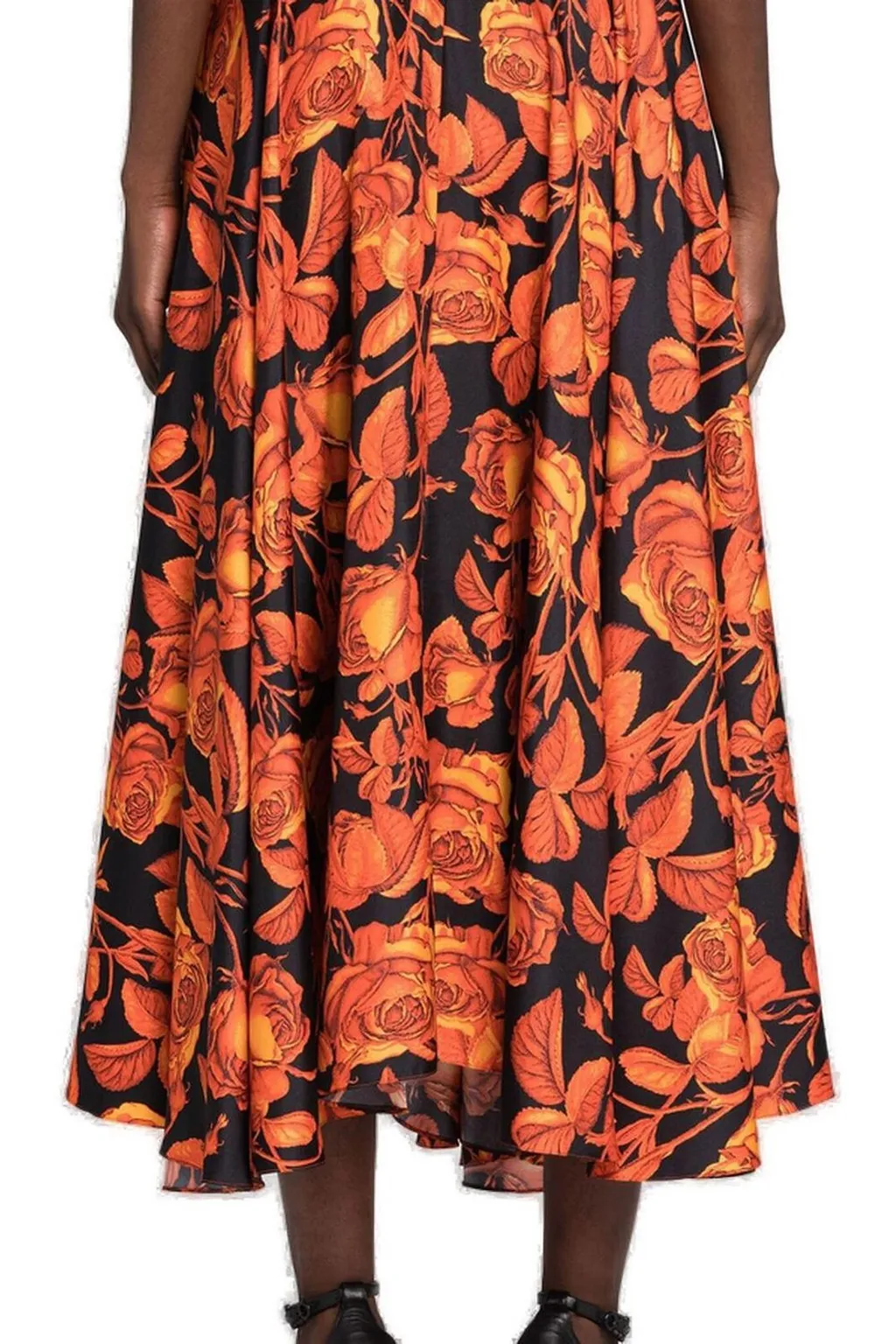 Roberto Cavalli Mix-Printed Asymmetric Skirt