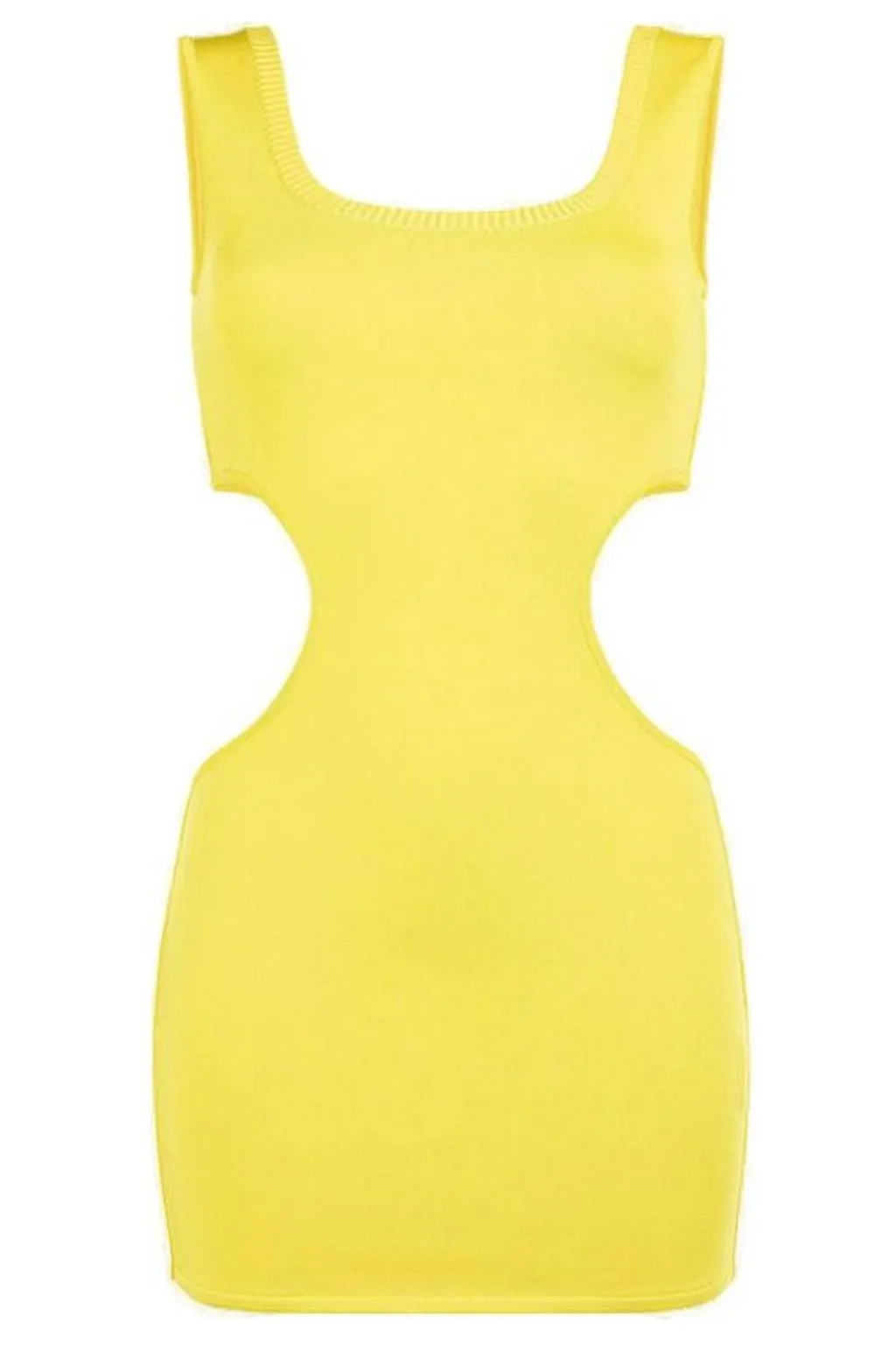Roberto Cavalli Cut-Out Knit Mini Dress