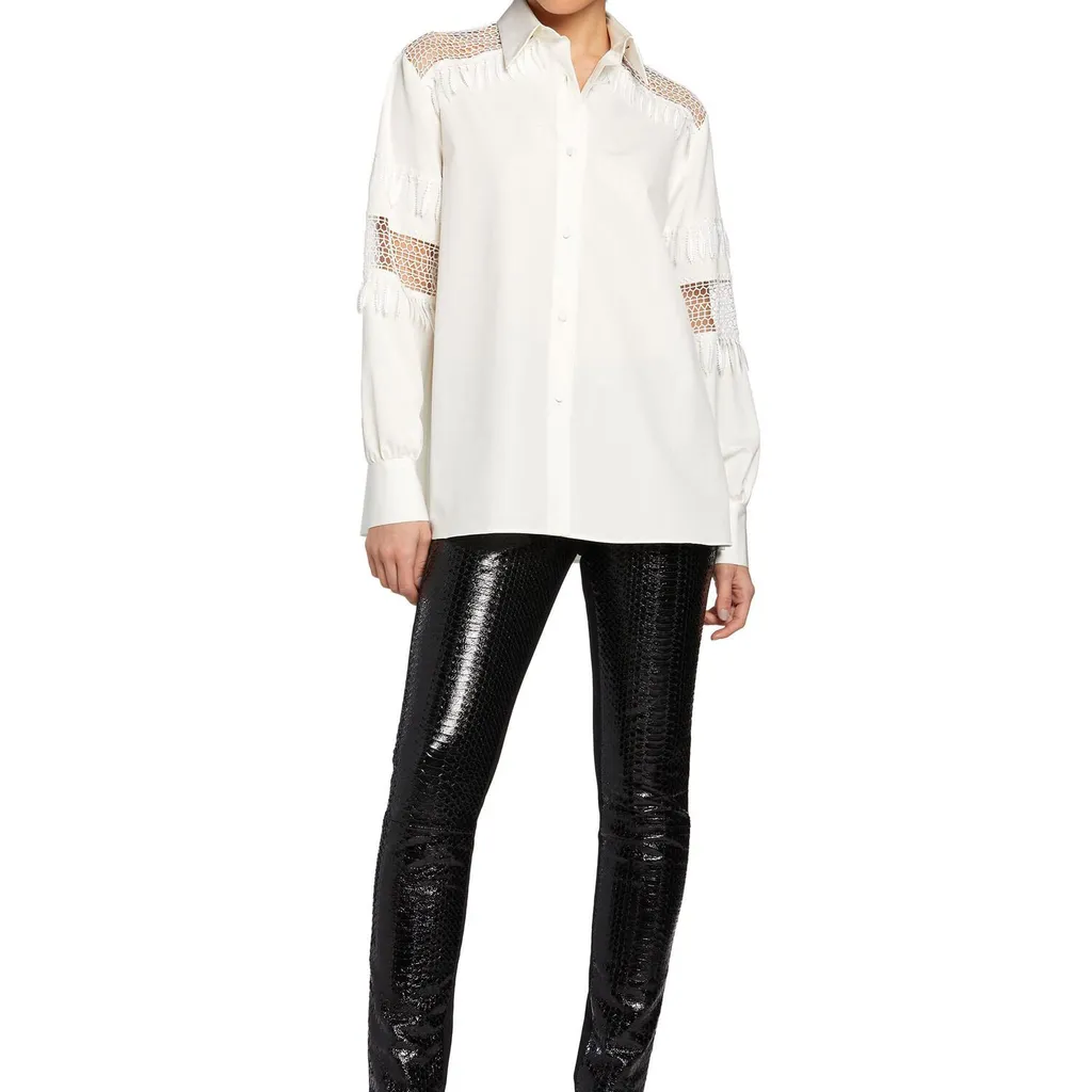 Roberto Cavalli Embossed Trousers