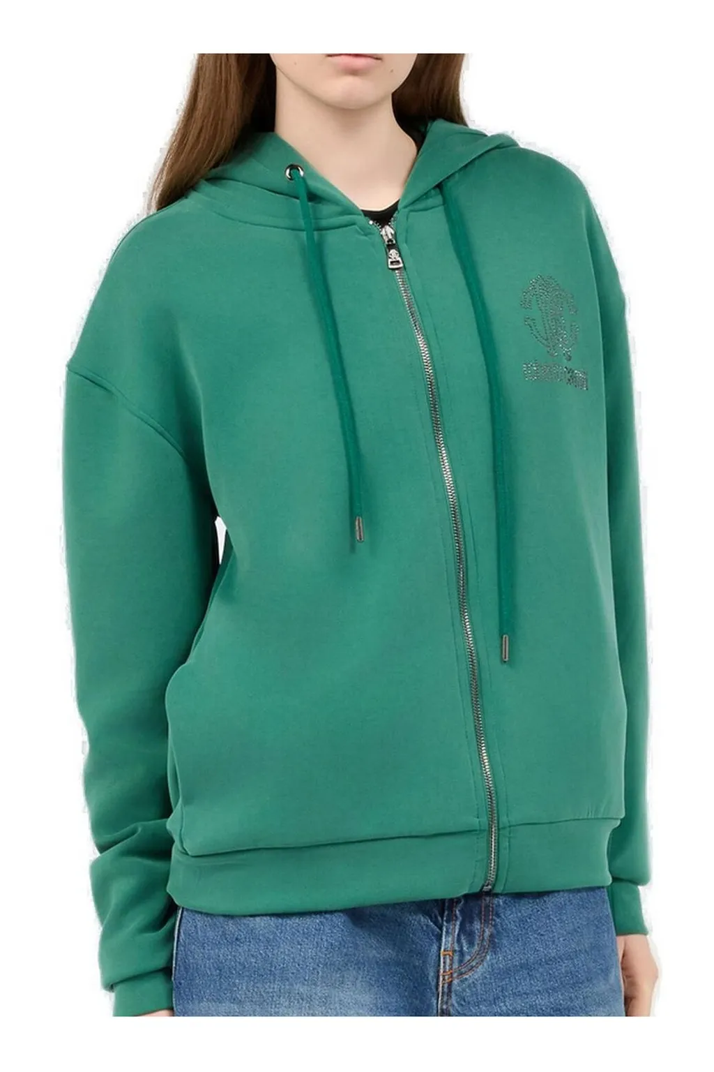 Roberto Cavalli Rc Monogram Logo Hoodie Sweatshirt