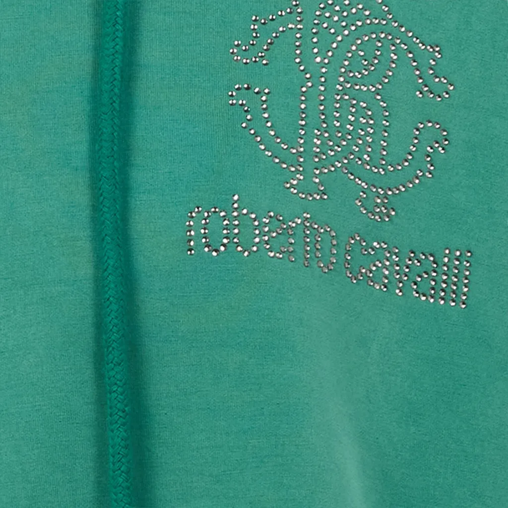Roberto Cavalli Rc Monogram Logo Hoodie Sweatshirt