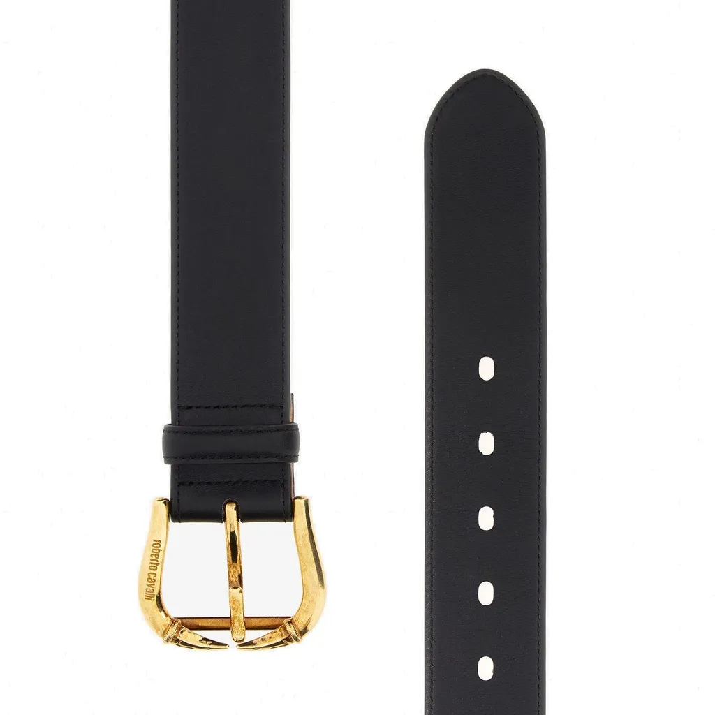 Roberto Cavalli Logo Engraved Buckle Fastened Belt