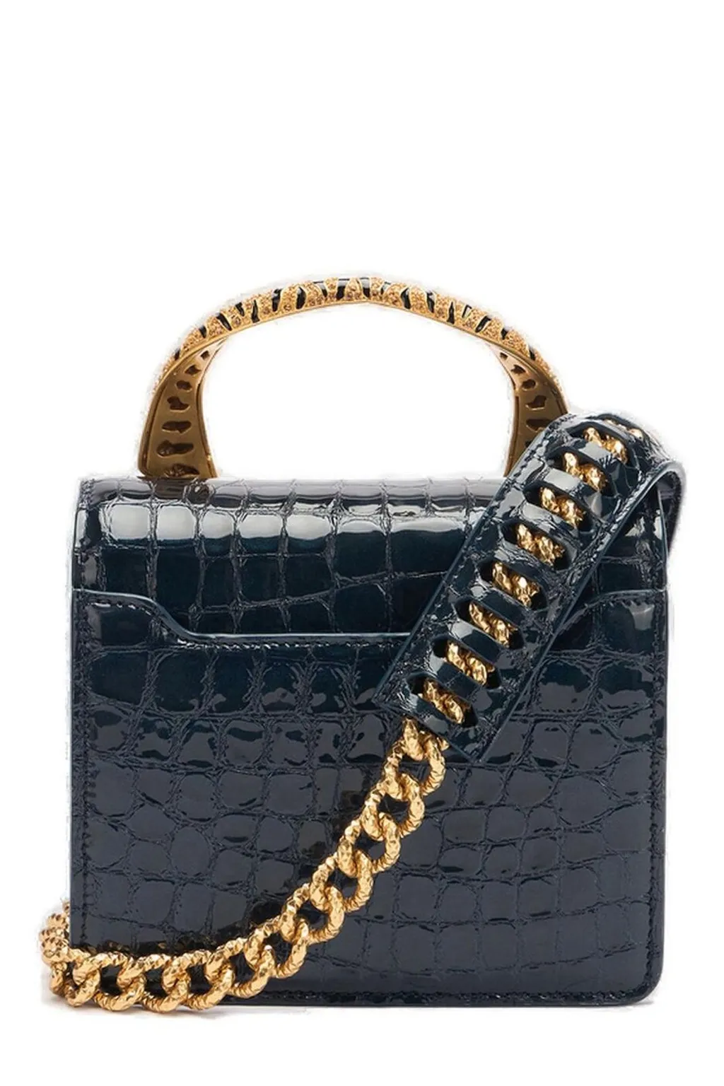 Roberto Cavalli Embossed Mini Roar Bag