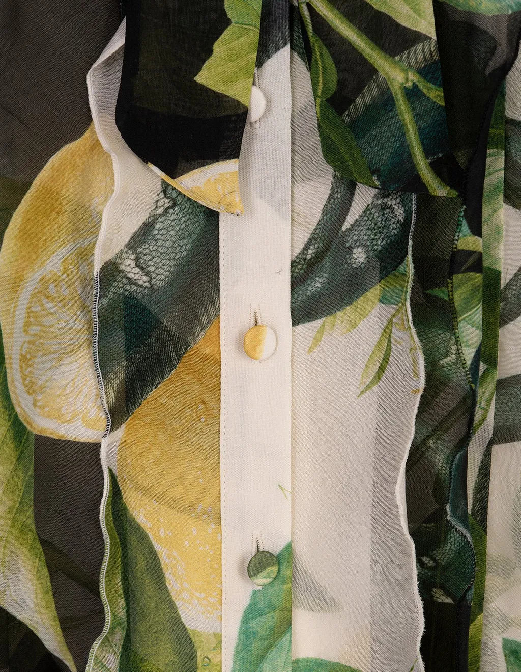 Roberto Cavalli Lemon Print Shirt