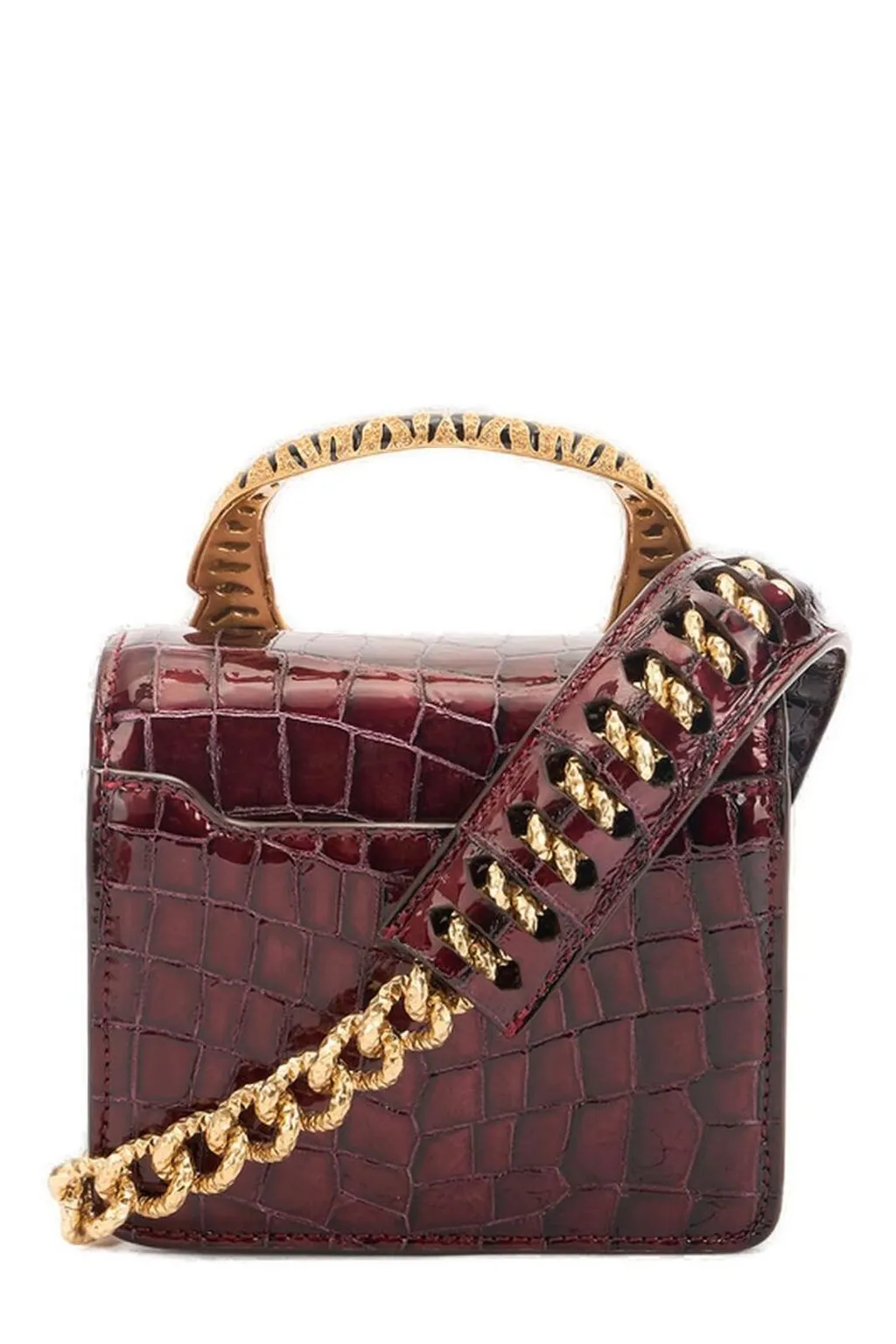 Roberto Cavalli Embossed Mini Roar Bag
