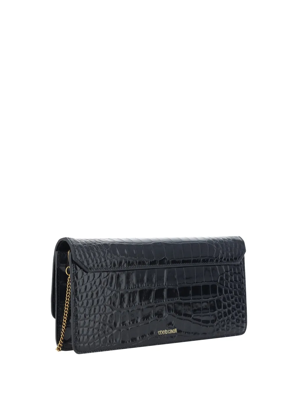 Roberto Cavalli Long Embossed Roar Clutch Bag