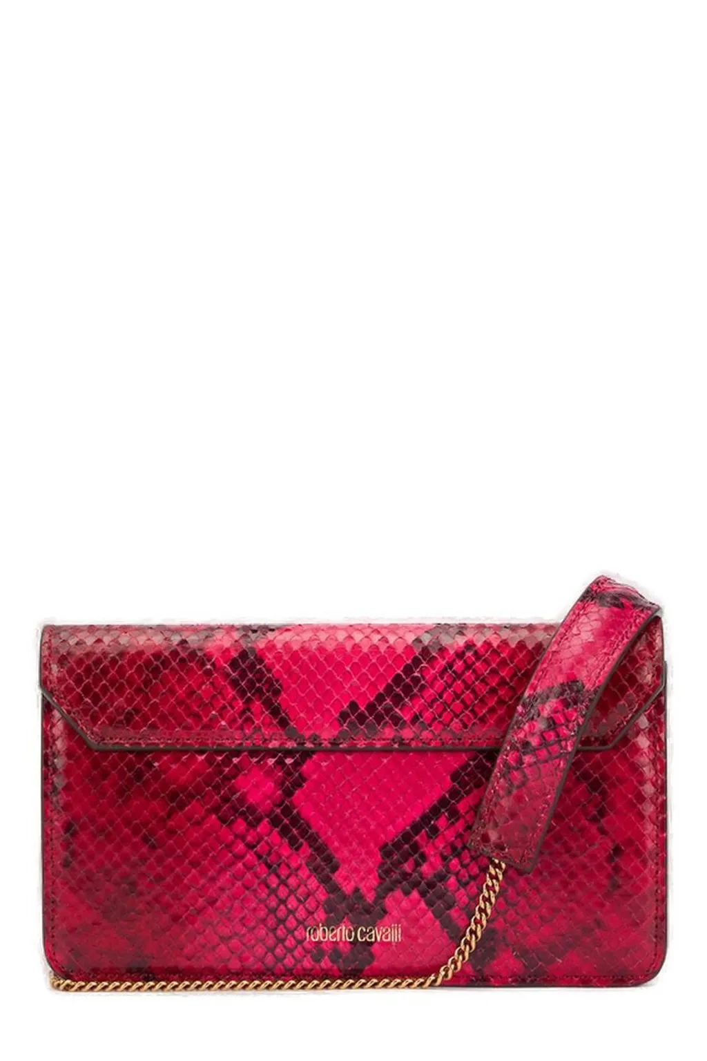 Roberto Cavalli Tiger Embellished Shoulder Bag