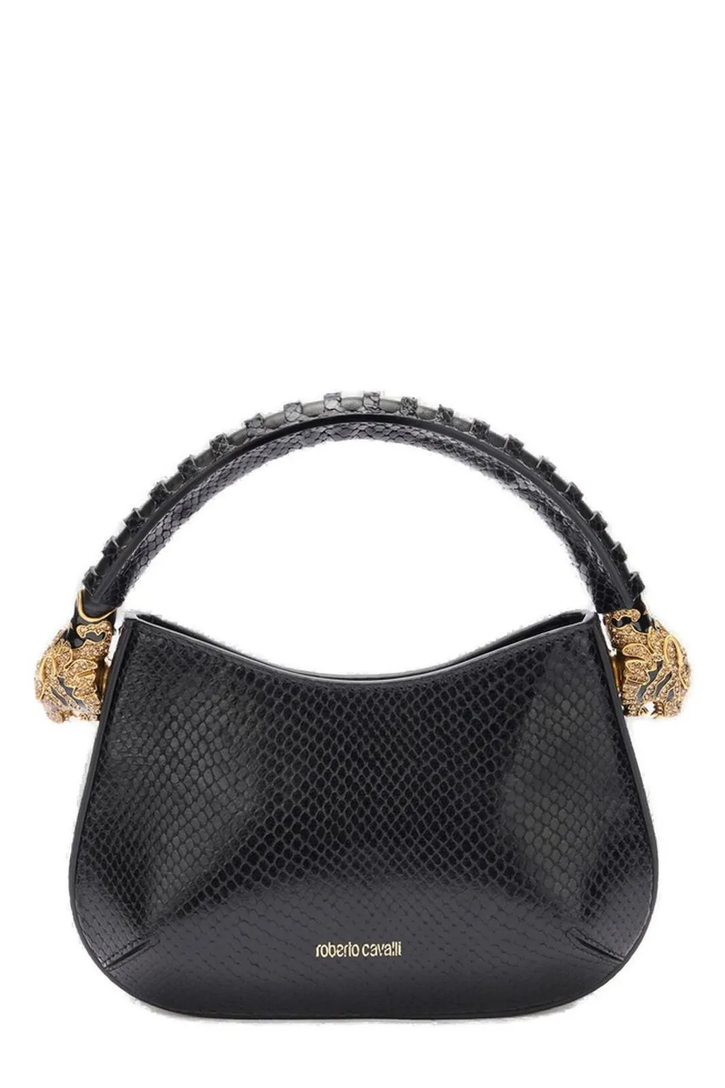 Roberto Cavalli Roar Embossed Shoulder Bag