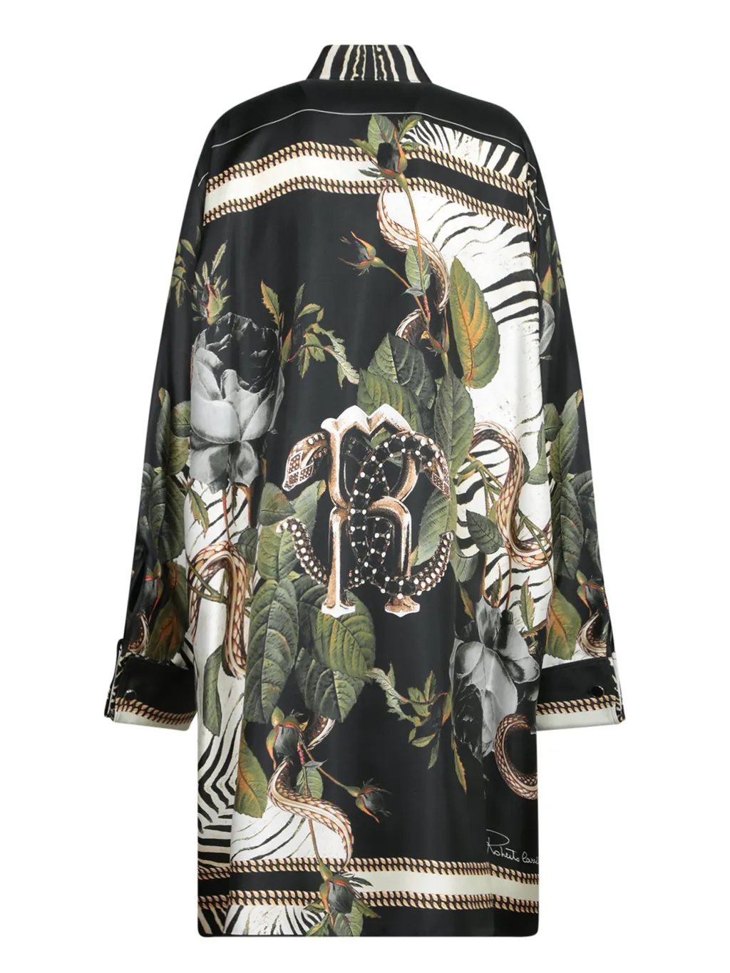 Roberto Cavalli Print Long Shirt