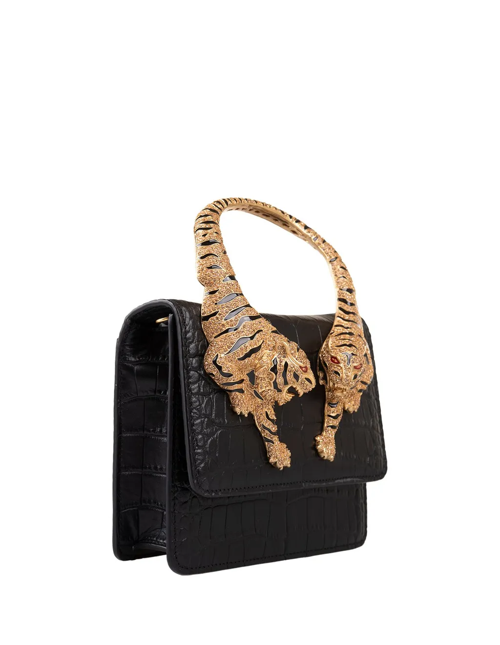 Roberto Cavalli Roar Embellished Medium Shoulder Bag