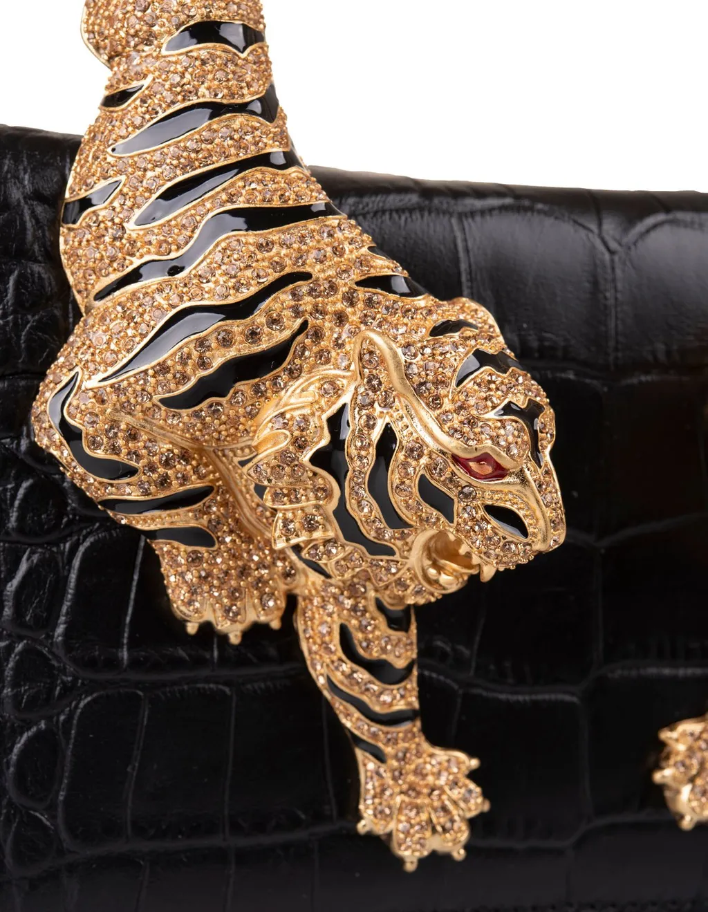 Roberto Cavalli Roar Embellished Medium Shoulder Bag