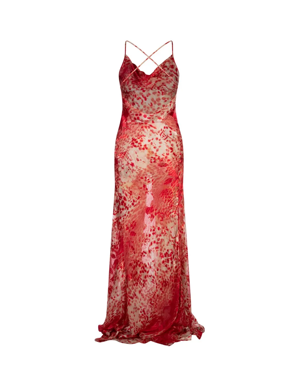 Roberto Cavalli Print Long Dress