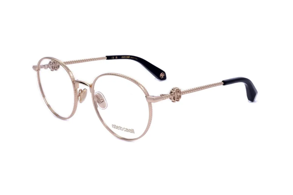 Roberto Cavalli Round Frame Full Rim Optical Glasses