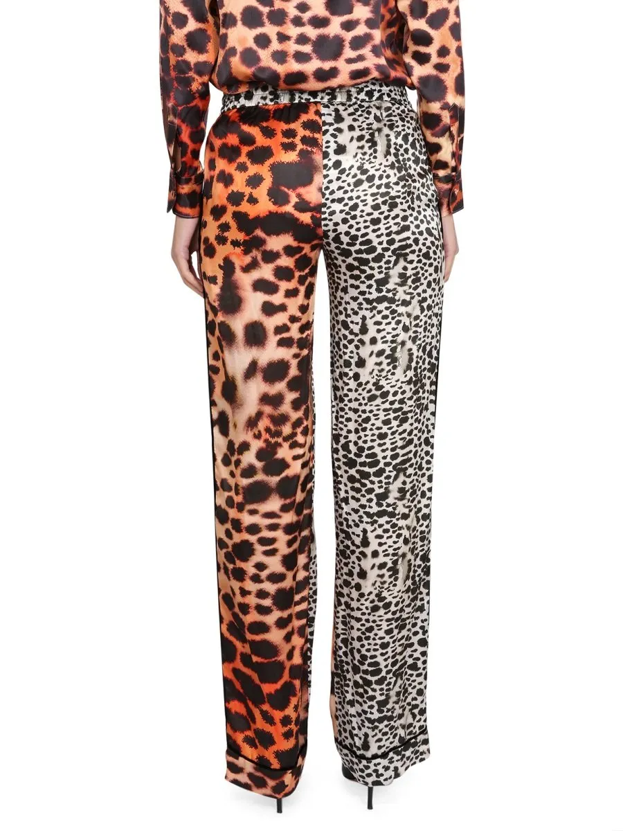 Roberto Cavalli Moray Eel Pattern Trousers