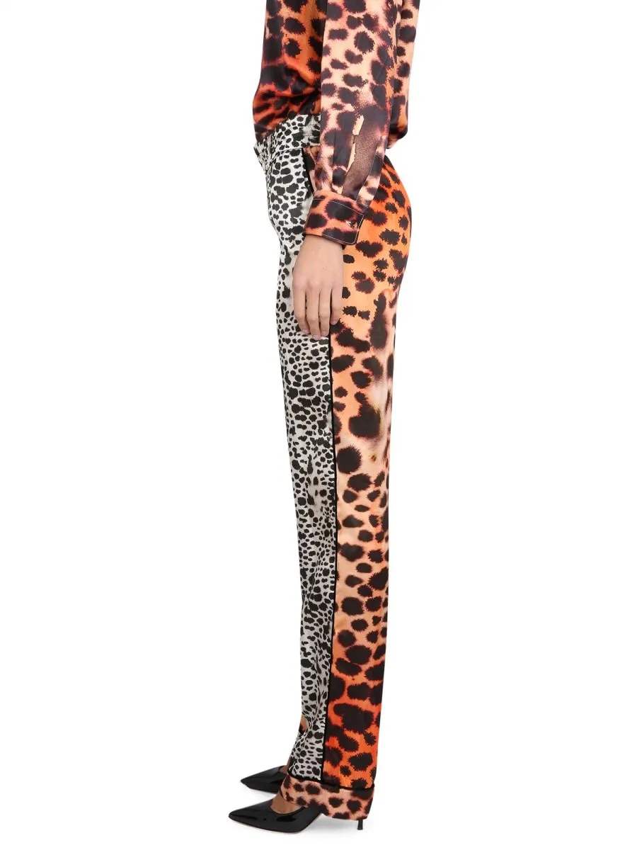 Roberto Cavalli Moray Eel Pattern Trousers