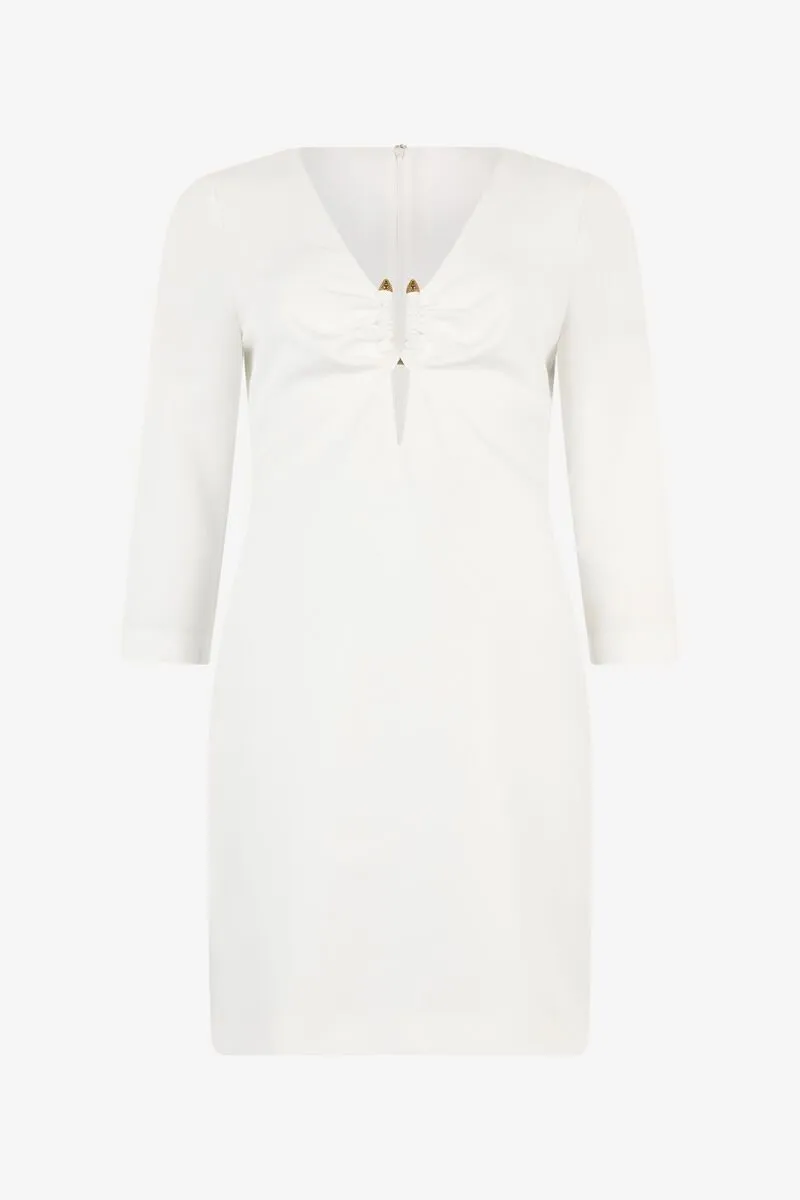 Roberto Cavalli Mini Dress With 3/4 Sleeves