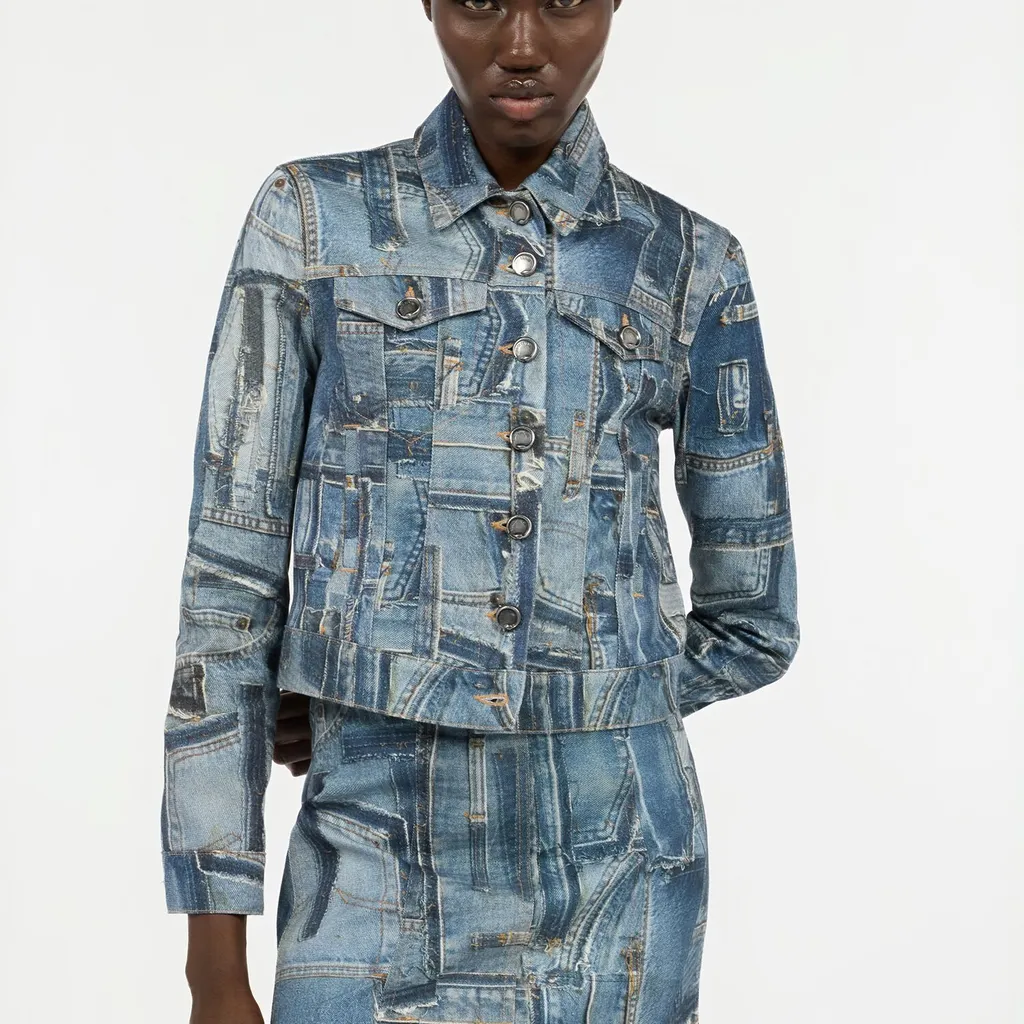 Roberto Cavalli Patchwork Capsule Denim Jacket