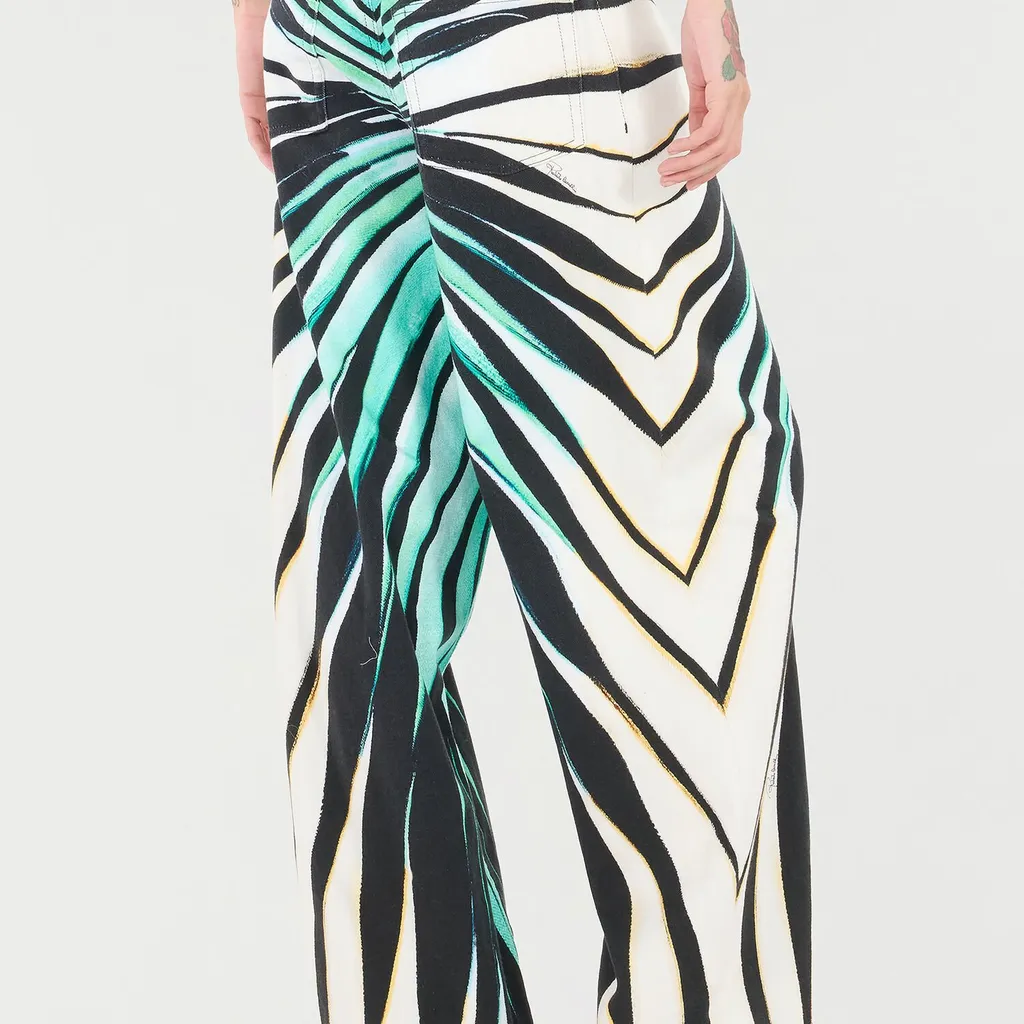Roberto Cavalli Sea Print Trousers
