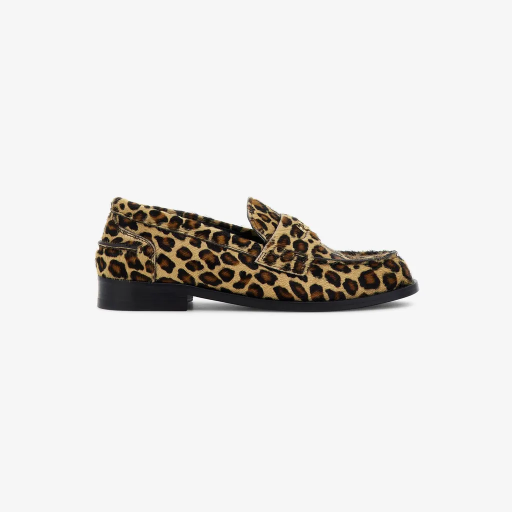 Roberto Cavalli Jaguar Pattern Moccasins