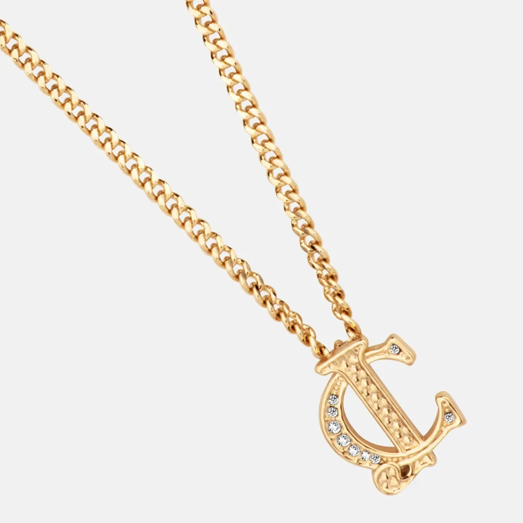 Roberto Cavalli Initial Pendant Necklace