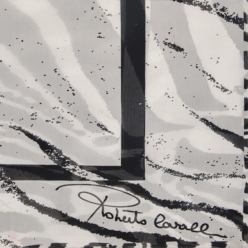 Roberto Cavalli Scarf With Tigress Motif