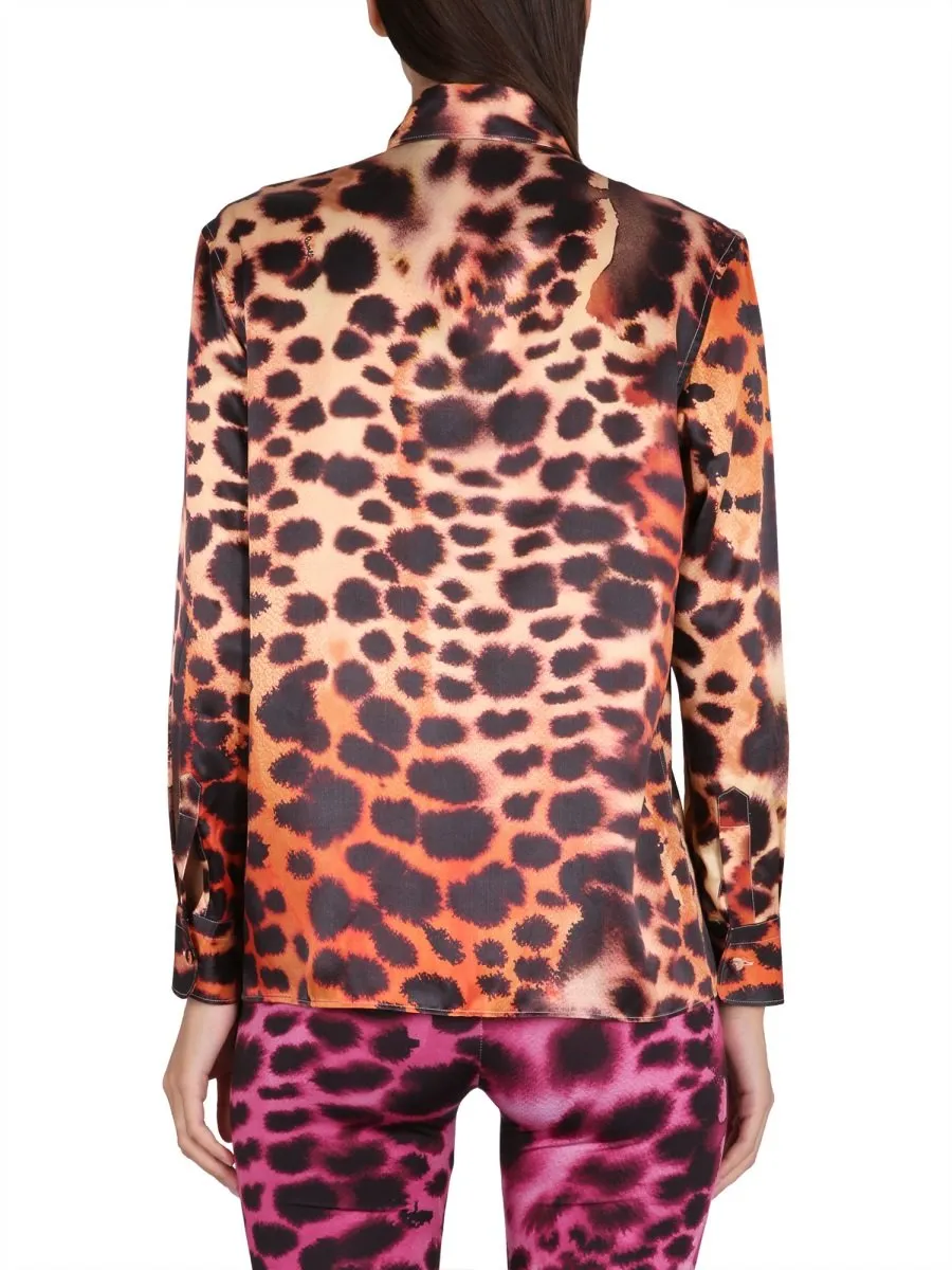 Roberto Cavalli Wild Patterned Top