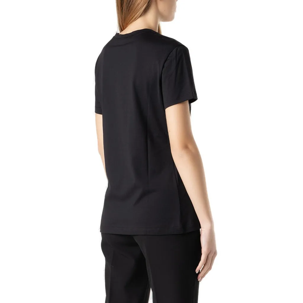 Roberto Cavalli Embellished-Logo Crewneck T-Shirt