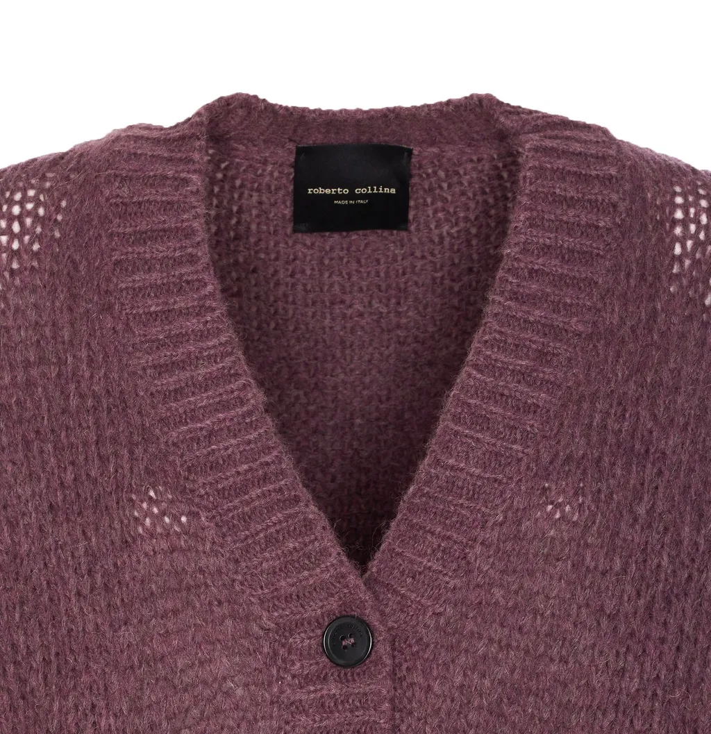 Roberto Collina Long Sleeved V-Neck Cardigan