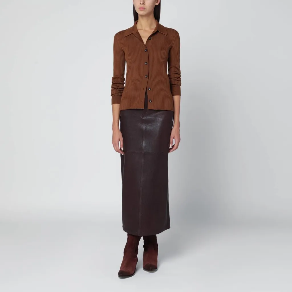 Roberto Collina Ribbed Button-Up Knitwear