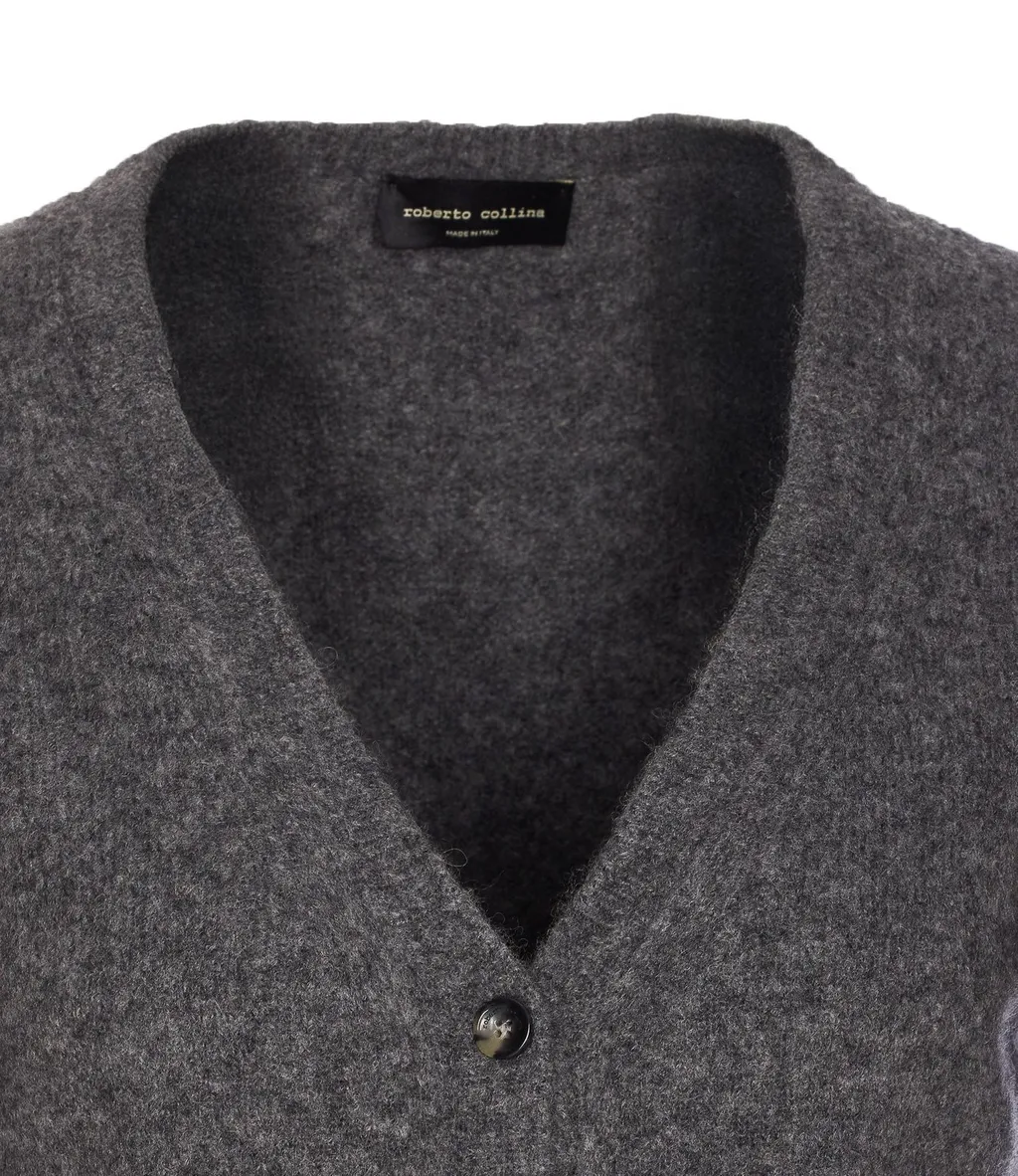 Roberto Collina V-Neck Button Cardigan