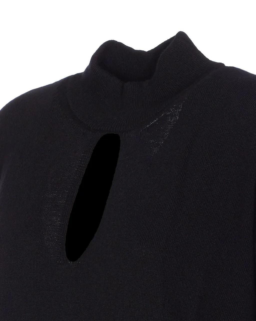 Roberto Collina Cut-Out High Neck Knitwear