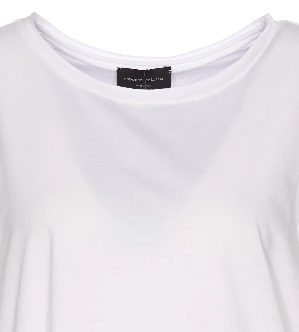 Roberto Collina Pleat-Detailed Crewneck T-Shirt