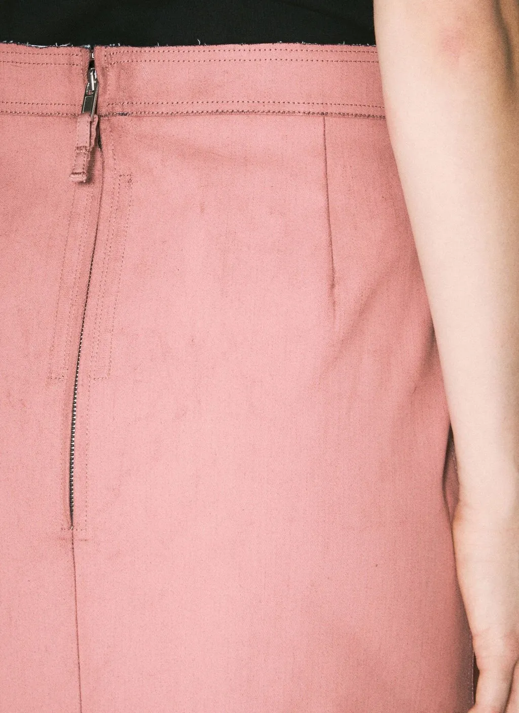 Rick Owens Coated Mini Skirt