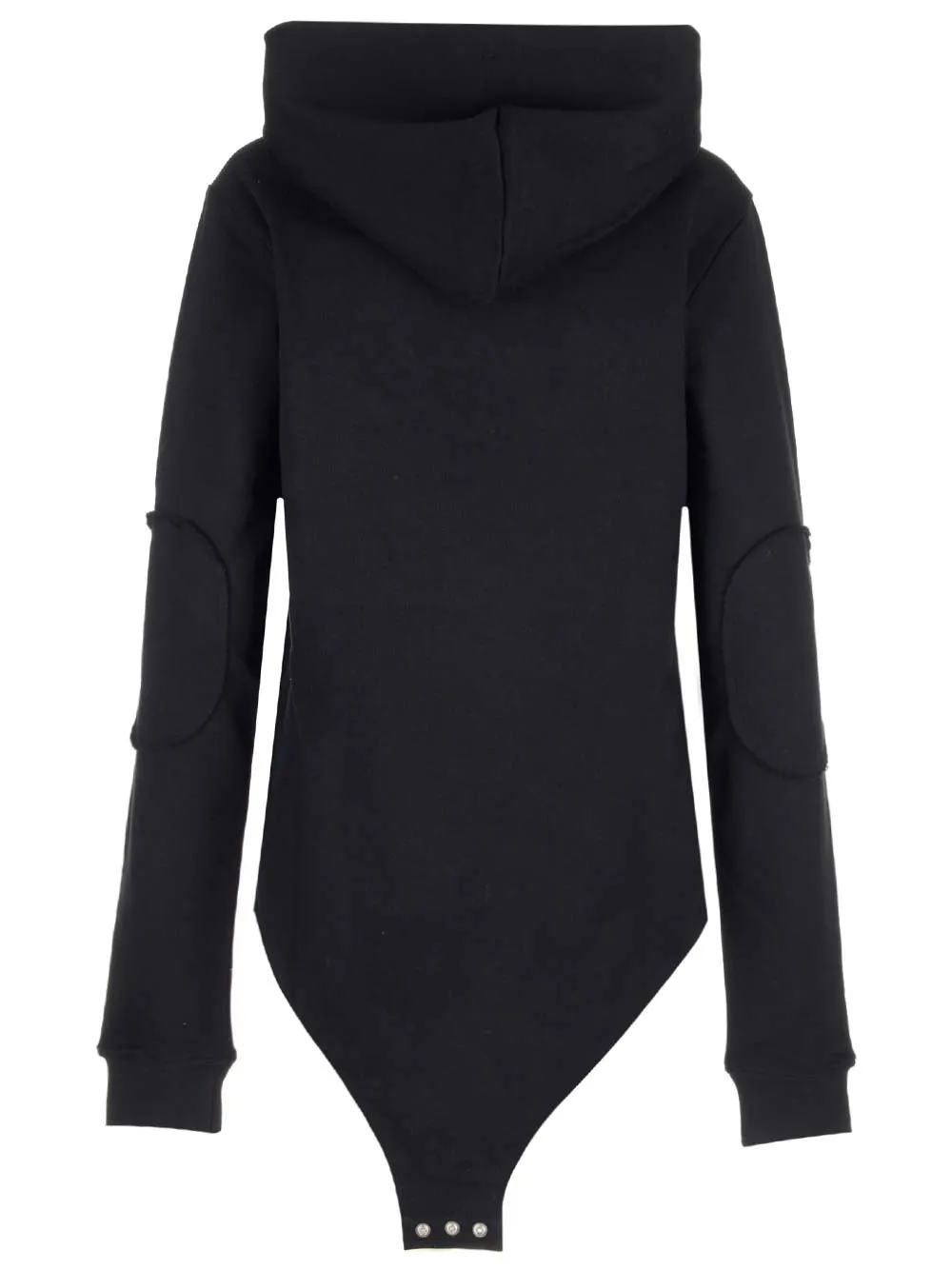 Rick Owens X Champion Logo Embroidered Drawstring Hooded Bodysuit