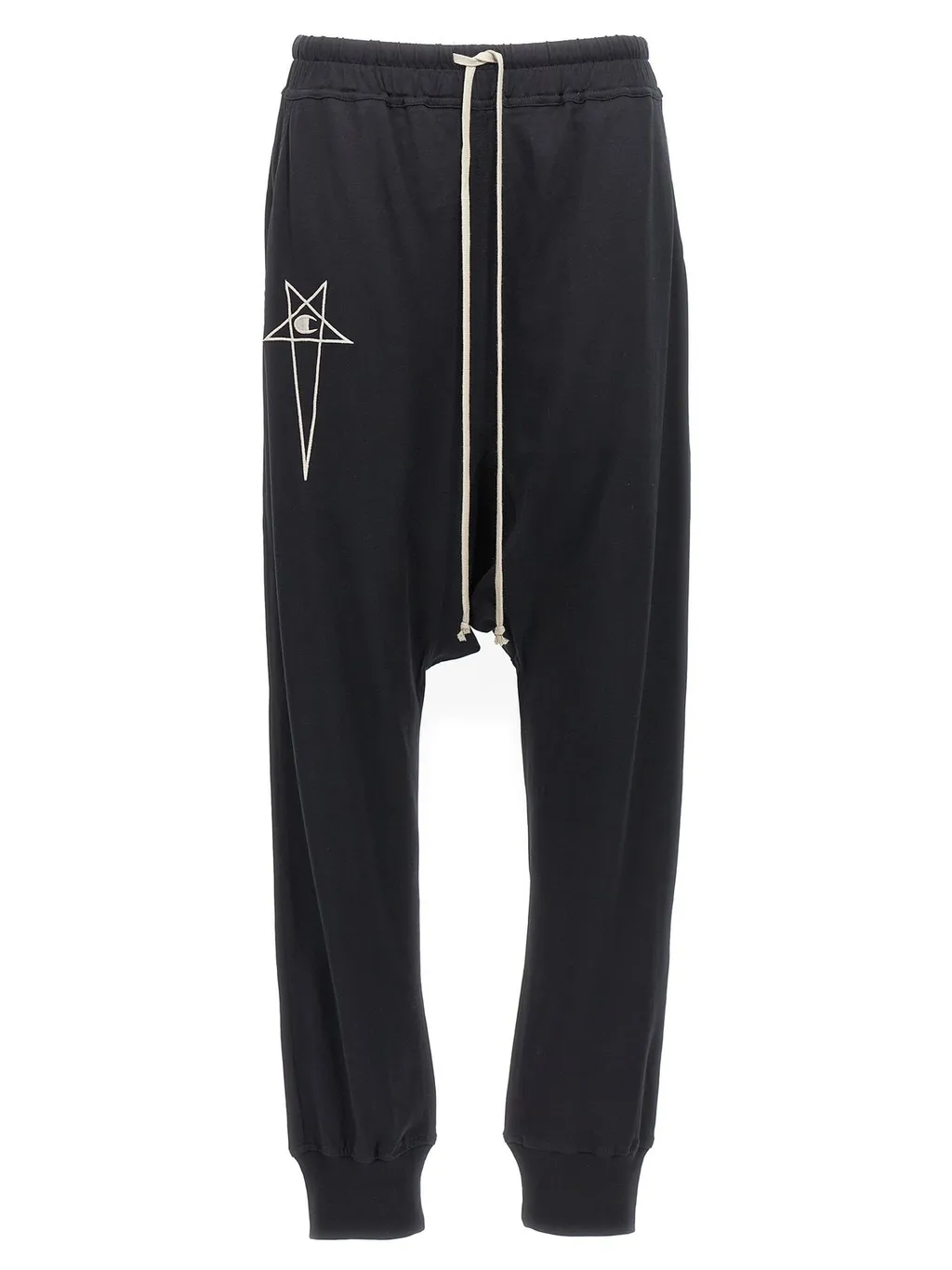 Rick Owens X Champion Logo Embroidered Drawstring Pants