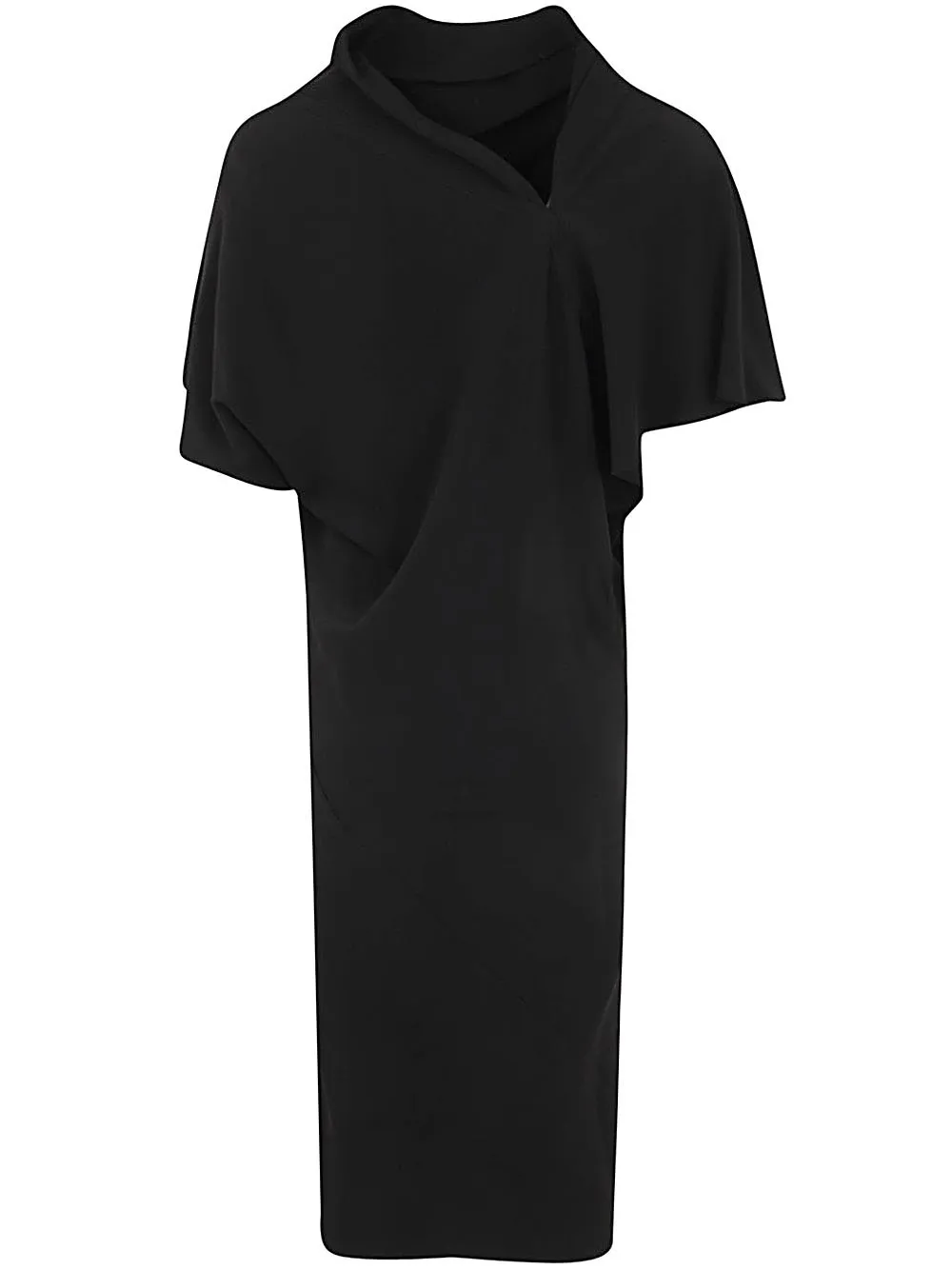 Rick Owens High-Neck Midi Dress