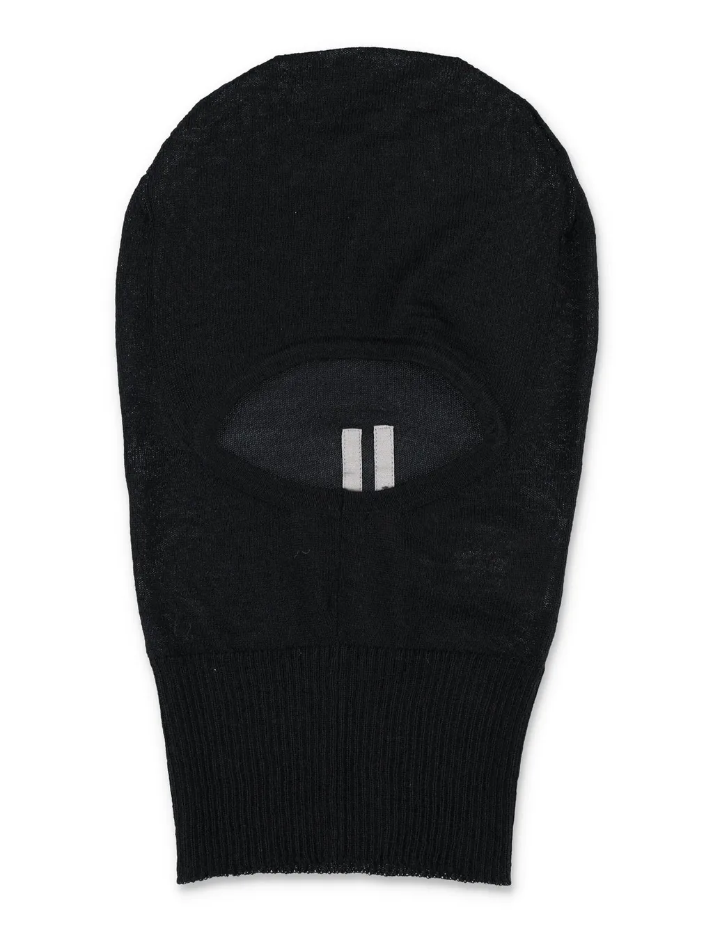 Rick Owens Cut Out Detailed Knitted Balaclava