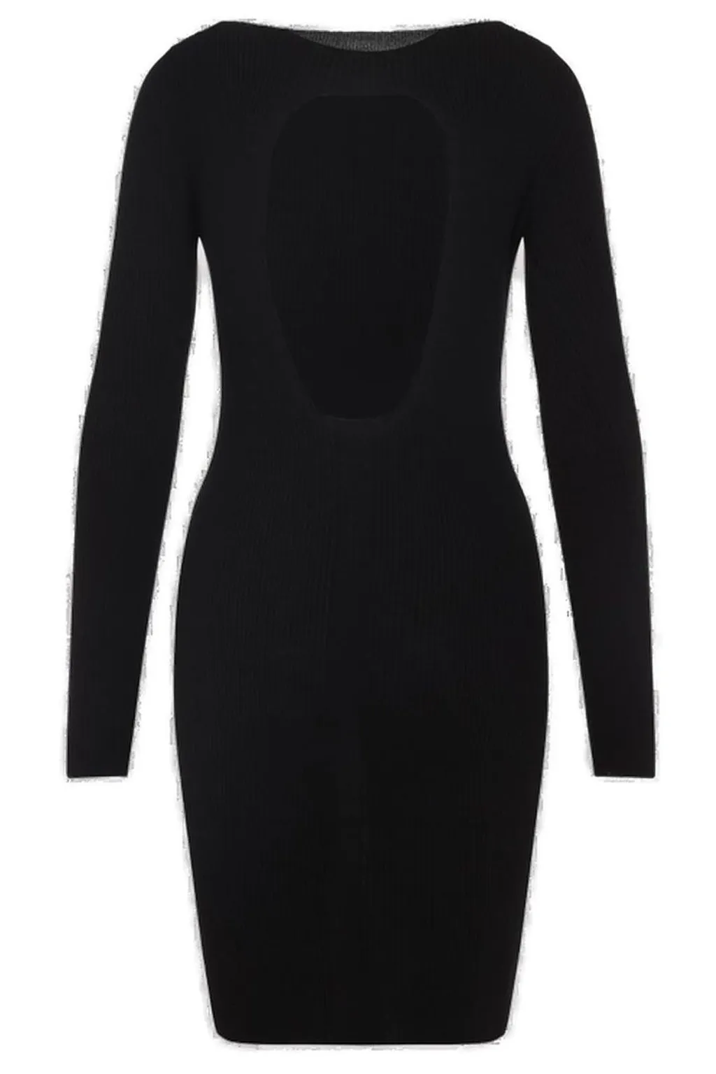Rick Owens Cut-Out Detailed Ribbed Dress