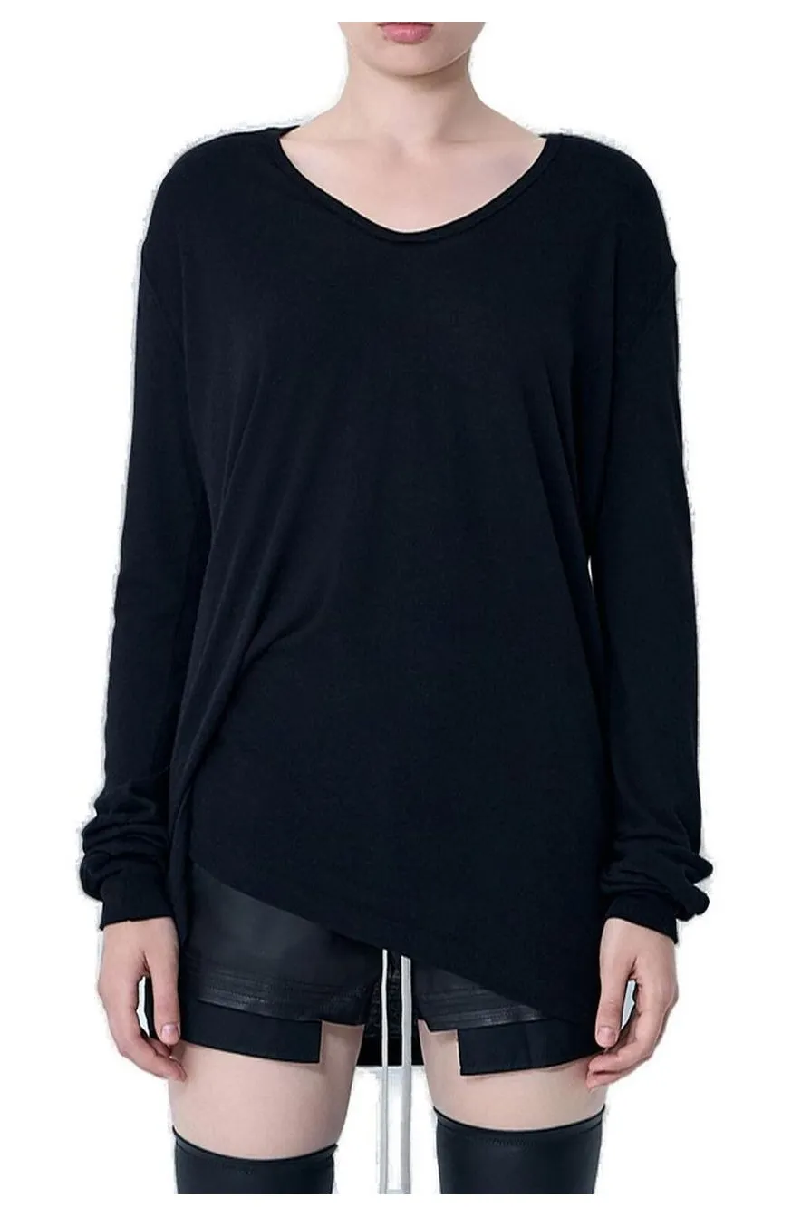 Rick Owens Hiked Long Sleeve Top