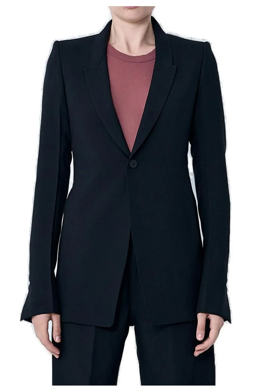 Rick Owens Extreme Soft Single Breasted Blazer