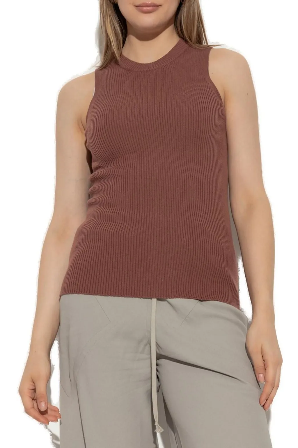 Rick Owens Sleeveless Knitted Top