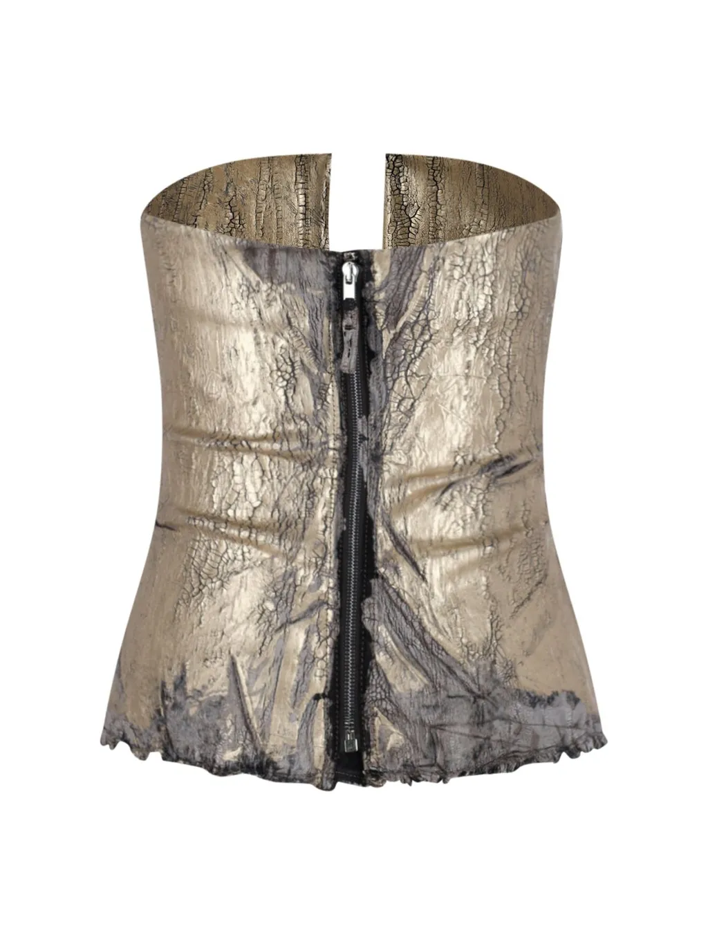 Rick Owens Prong-Detail Strapless Top