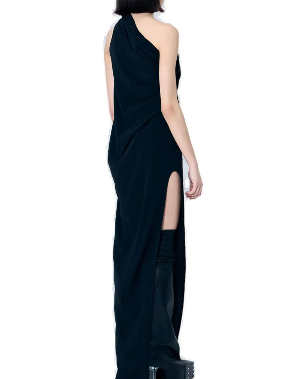 Rick Owens One-Shoulder Athena Arrowhead Dress