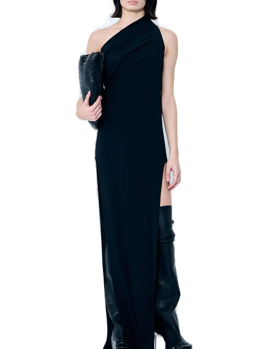 Rick Owens One-Shoulder Athena Arrowhead Dress