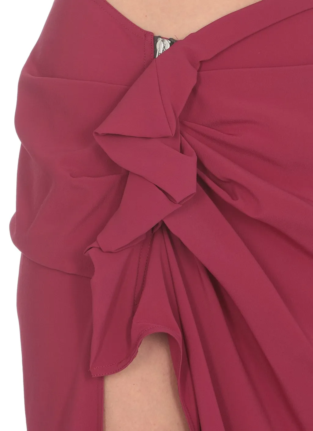 Rick Owens High-Waist Asymmetric Maxi Skirt